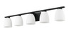 Naya 5 Light Vanity in Matte Black (7518-5V-MB)
