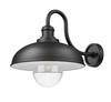 RLM 1 Light Outdoor Wall Light in Sand Black (5026B-BK)