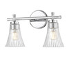 Belle 2 Light Vanity in Chrome (7519-2V-CH)
