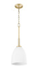 Naya 1 Light Pendant in Modern Gold (7518P8-MGLD)