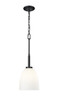 Naya 1 Light Pendant in Matte Black (7518P8-MB)