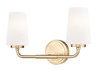 Montford 2 Light Vanity in Modern Gold (7005-2V-MGLD)