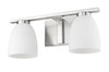 Z-Lite Naya 2 Light Vanity in Brushed Nickel (7518-2V-BN)