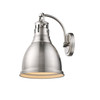 Duncan 1 Light Wall Sconce in Pewter (3602-1W PW-PW)