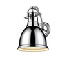 Duncan 1 Light Wall Sconce in Chrome (3602-1W CH-CH)