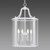 4 Light Pendant in White (1157-4P WH)