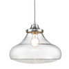 Asha Large Pendant in Pewter (3417-L PW-CC)