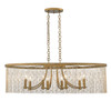 Marilyn Linear Pendant in Peruvian Gold (1771-LP PG-CRY)
