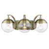 Dixon 3 Light Bath Vanity in Aged Brass (3219-BA3 AB-AB)