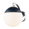 1 Light Wall Sconce (3218-1W CH-MNVY)