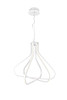Dahlia 3 Light In White Pendant  (5105D26WH)