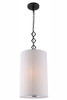 Luna Collection Chandelier D:13 H:23 Lt:2 Bronze Finish (1458D13BZ)