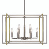 9 Light Chandelier (6070-9 PW-AB)