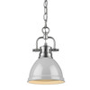 Mini Pendant with Chain (3602-M1L PW-GY)
