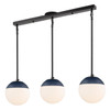 Linear Pendant (3218-3LP BLK-MNVY)