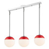 Linear Pendant (3218-3LP CH-RED)