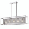 5 Light Semi-Flush (with outer cage) (2245-5SF CH-CH)