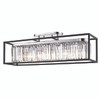 5 Light Semi-Flush (with outer cage) (2247-5SF CH-BLK)