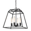 Amara 4 Light Pendant in Matte Black (0372-4P BLK)