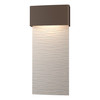 Hubbardton Forge Stratum Large Dark Sky Friendly LED Outdoor Sconce (302632)
