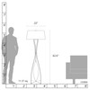 Hubbardton Forge Moreau Floor Lamp (233070)