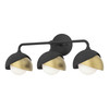 Hubbardton Forge Brooklyn 3-Light Double Shade Bath Sconce (201375)