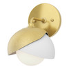 Hubbardton Forge Brooklyn 1-Light Double Shade Bath Sconce (201374)