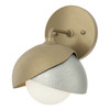 Hubbardton Forge Brooklyn 1-Light Double Shade Bath Sconce (201374)
