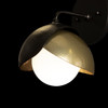 Hubbardton Forge Brooklyn 1-Light Double Shade Bath Sconce (201374)