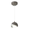 Hubbardton Forge Brooklyn Double Shade Low Voltage Mini Pendant (161183)