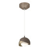 Hubbardton Forge Brooklyn Double Shade Low Voltage Mini Pendant (161183)