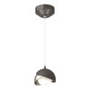 Hubbardton Forge Brooklyn Double Shade Low Voltage Mini Pendant (161183)