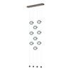 Hubbardton Forge Abacus 9-Light Ceiling-to-Floor LED Pendant (139057)