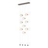 Hubbardton Forge Abacus 9-Light Ceiling-to-Floor LED Pendant (139057)