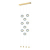 Hubbardton Forge Abacus 9-Light Ceiling-to-Floor LED Pendant (139057)