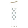 Hubbardton Forge Abacus 9-Light Ceiling-to-Floor LED Pendant (139057)
