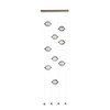 Hubbardton Forge Abacus 9-Light Ceiling-to-Floor LED Pendant (139057)