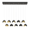 Hubbardton Forge Brooklyn 10-Light Double Shade Pendant (131205)