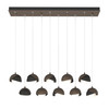 Hubbardton Forge Brooklyn 10-Light Double Shade Pendant (131205)
