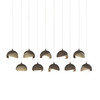 Hubbardton Forge Brooklyn 10-Light Double Shade Pendant (131205)