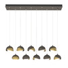 Hubbardton Forge Brooklyn 10-Light Double Shade Pendant (131205)