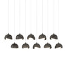 Hubbardton Forge Brooklyn 10-Light Double Shade Pendant (131205)