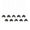 Hubbardton Forge Brooklyn 10-Light Double Shade Pendant (131205)