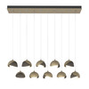 Hubbardton Forge Brooklyn 10-Light Double Shade Pendant (131205)
