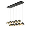 Hubbardton Forge Brooklyn 10-Light Double Shade Pendant (131205)