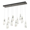 Hubbardton Forge Luma 10-Light Large Crystal Pendant (131201)
