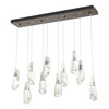 Hubbardton Forge Luma 10-Light Large Crystal Pendant (131201)