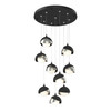 Hubbardton Forge Brooklyn 9-Light Double Shade Pendant (131105)