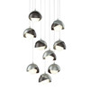Hubbardton Forge Brooklyn 9-Light Double Shade Pendant (131105)