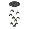 Hubbardton Forge Brooklyn 9-Light Double Shade Pendant (131105)
